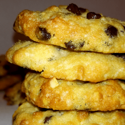 Cookies με σοκολάτα και αμύγδαλο